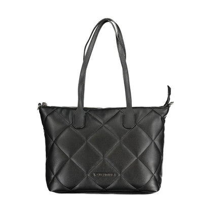 Black Polyethylene Handbag-Mario Valentino-LabelTerrace.com