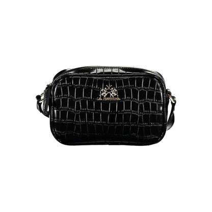 Black Polyethylene Handbag-La Martina-LabelTerrace.com