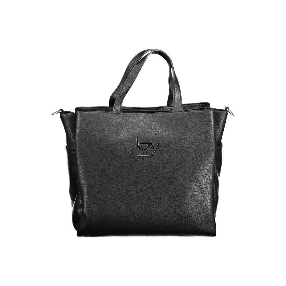 Black Polyethylene Handbag-BYBLOS-LabelTerrace.com