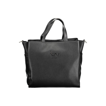 Black Polyethylene Handbag-BYBLOS-LabelTerrace.com