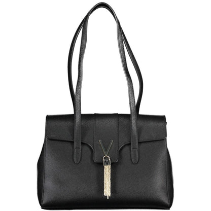 Black Polyethylene Handbag-Mario Valentino-LabelTerrace.com