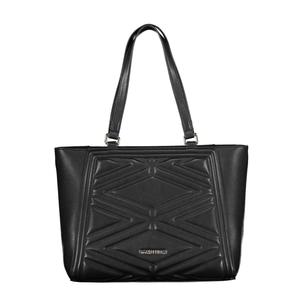 Black Polyethylene Handbag-Mario Valentino-LabelTerrace.com