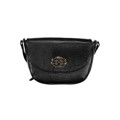 Black Polyethylene Handbag-La Martina-LabelTerrace.com