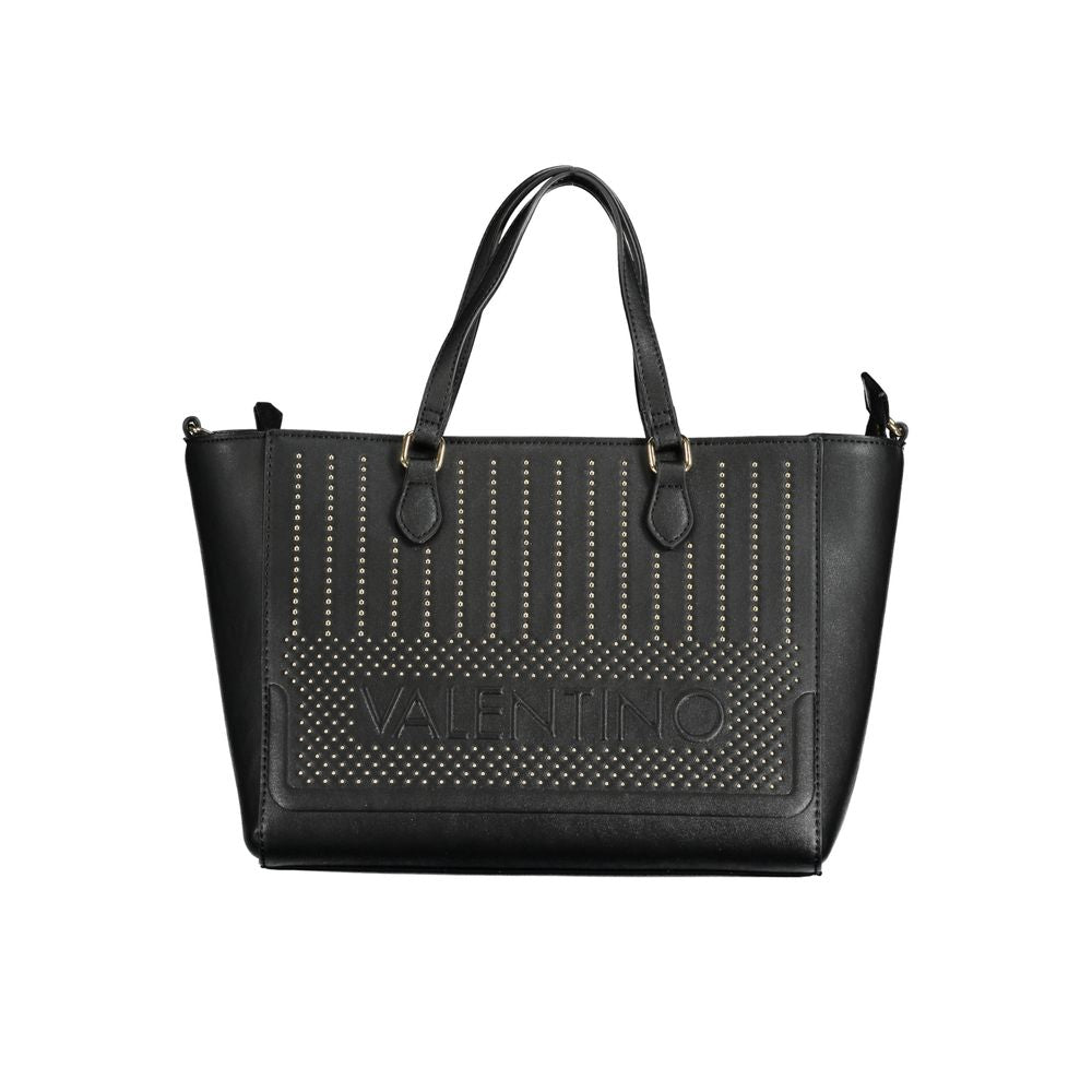 Black Polyethylene Handbag-Mario Valentino-LabelTerrace.com