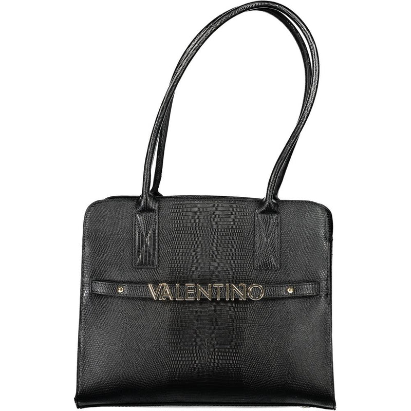 Black Polyethylene Handbag-Mario Valentino-LabelTerrace.com