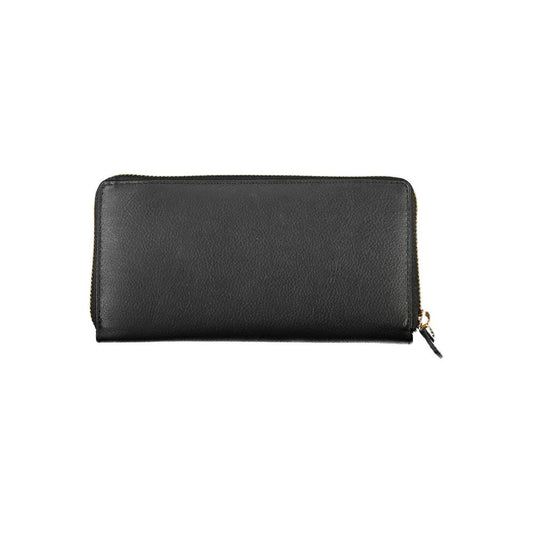 Black Polyethylene Wallet-Mario Valentino-LabelTerrace.com