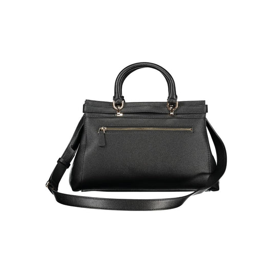 Black Polyethylene Women Handbag-Guess Jeans-LabelTerrace.com