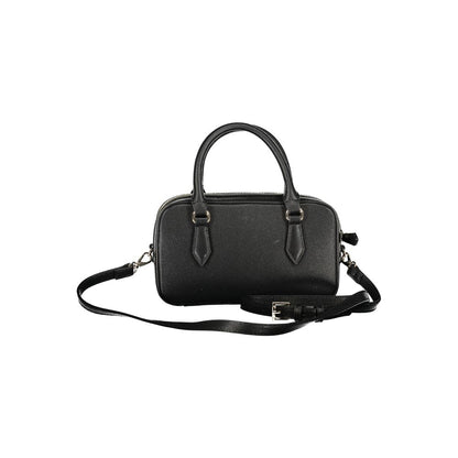 Black Polyethylene Women Handbag-Mario Valentino-LabelTerrace.com