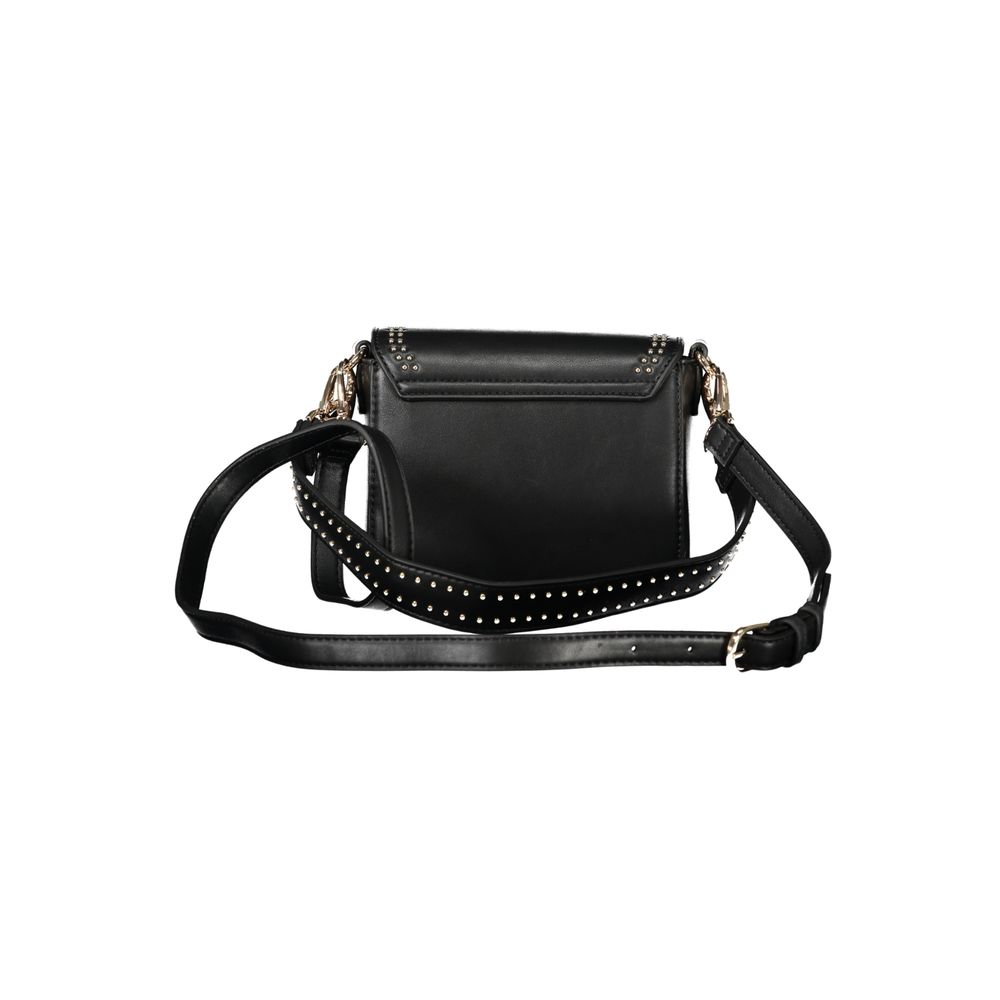 Black Polyethylene Women Handbag-Mario Valentino-LabelTerrace.com