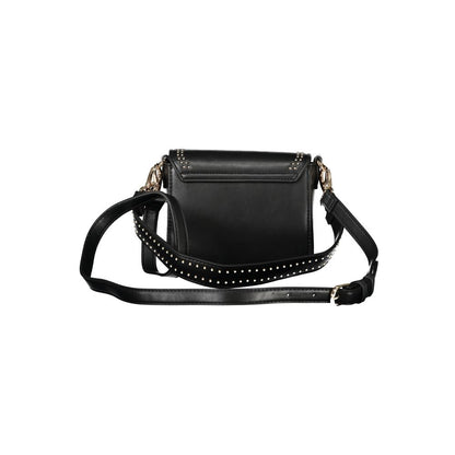 Black Polyethylene Women Handbag-Mario Valentino-LabelTerrace.com