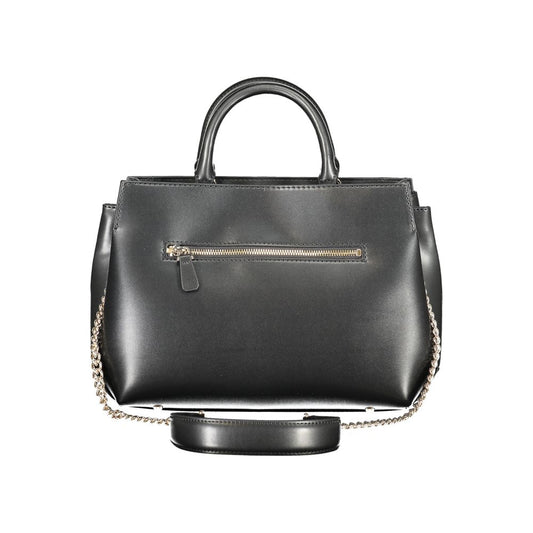 Black Polyethylene Women Handbag-Guess Jeans-LabelTerrace.com