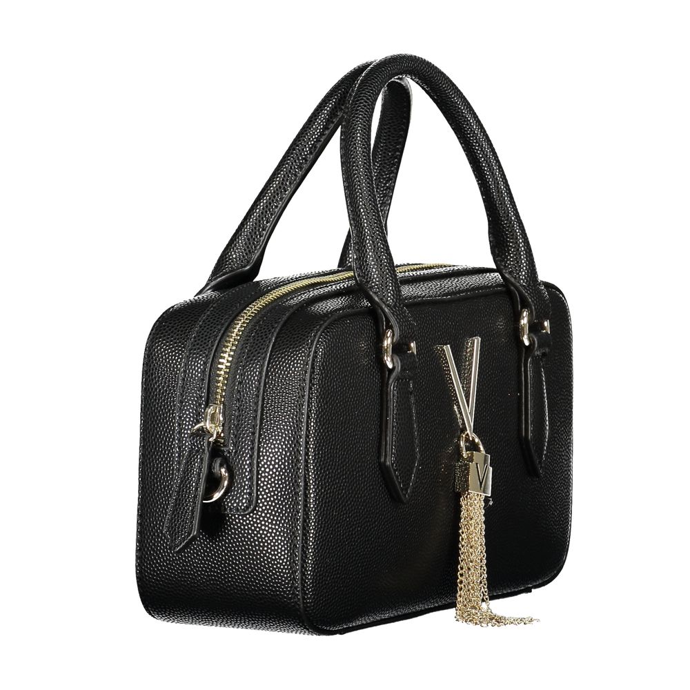 Black Polyethylene Women Handbag-Mario Valentino-LabelTerrace.com