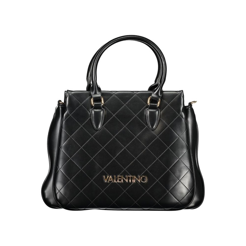 Black Polyethylene Women Handbag-Mario Valentino-LabelTerrace.com