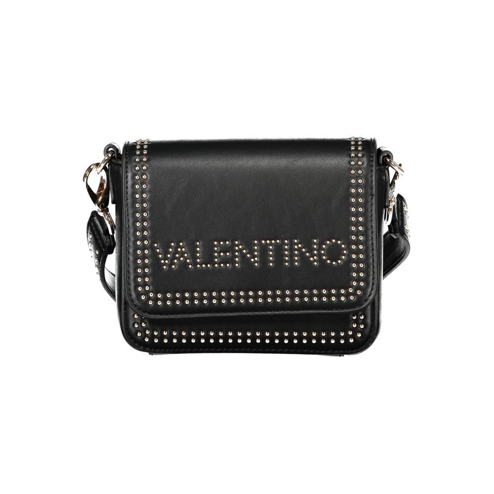 Black Polyethylene Women Handbag-Mario Valentino-LabelTerrace.com