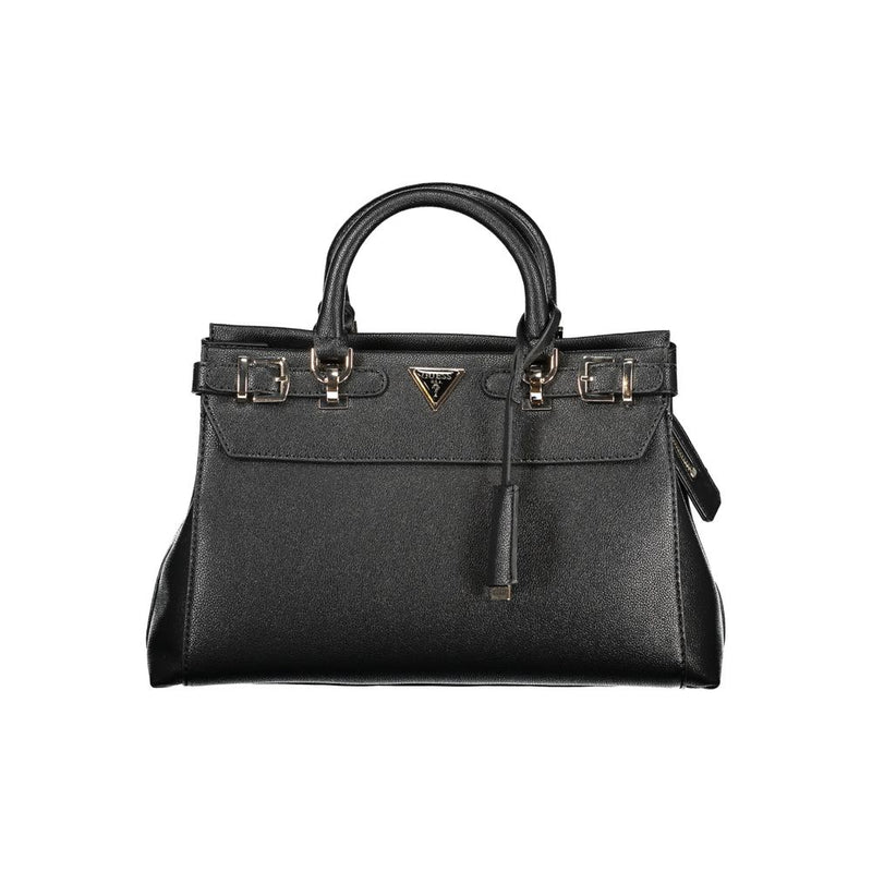 Black Polyethylene Women Handbag-Guess Jeans-LabelTerrace.com