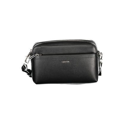 Black Polyethylene Women Handbag