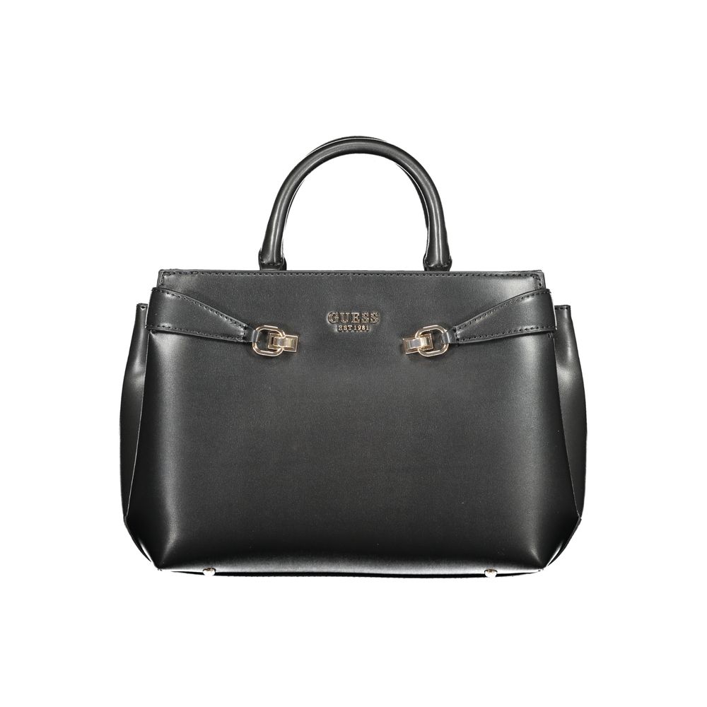 Black Polyethylene Women Handbag-Guess Jeans-LabelTerrace.com