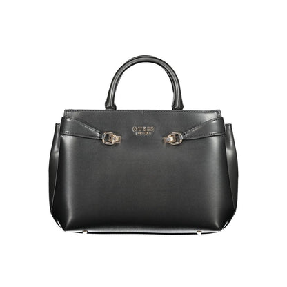 Black Polyethylene Women Handbag-Guess Jeans-LabelTerrace.com