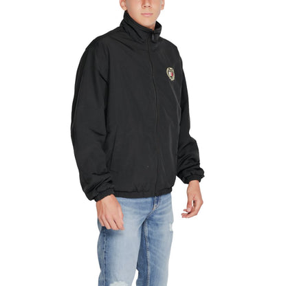 Black Recycled Polyester Jackets & Coat