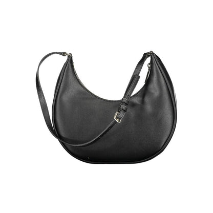 Black Recycled Polyester Women Handbag
