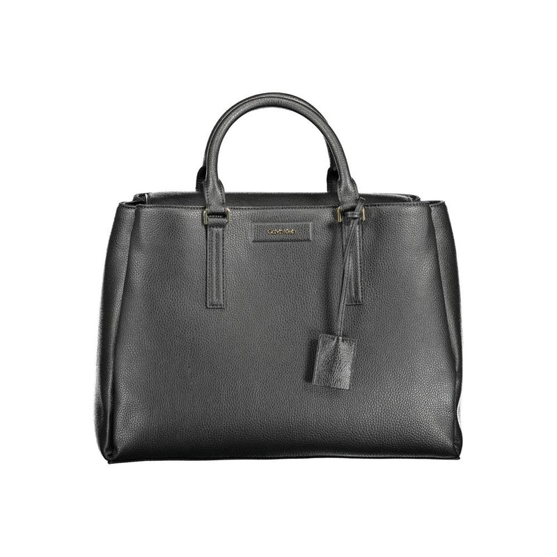 Black Recycled Polyester Women Handbag