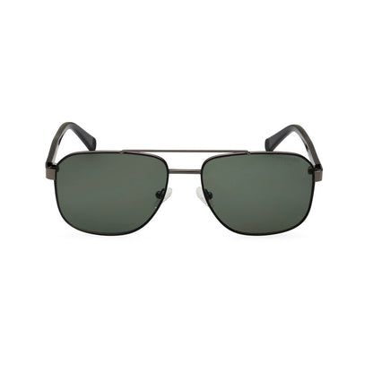 Black Resin Sunglasses-Kenneth Cole-LabelTerrace.com