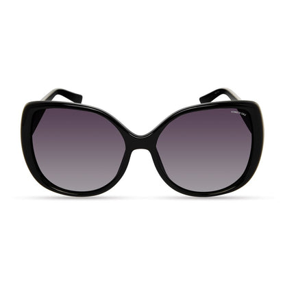 Black Resin Sunglasses-Kenneth Cole-LabelTerrace.com