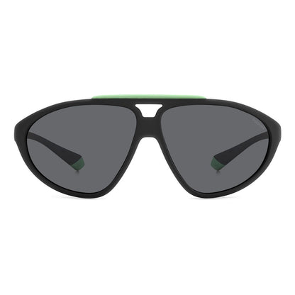 Black Rubber Sunglasses-Polaroid-LabelTerrace.com