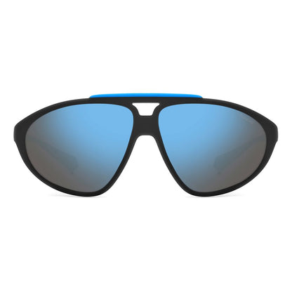 Black Rubber Sunglasses-Polaroid-LabelTerrace.com