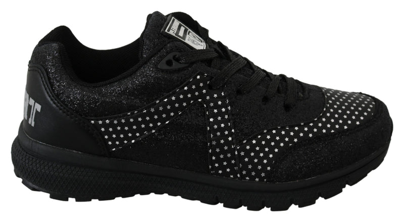 Black Running Jasmines Sneakers Shoes-Philipp Plein-LabelTerrace.com