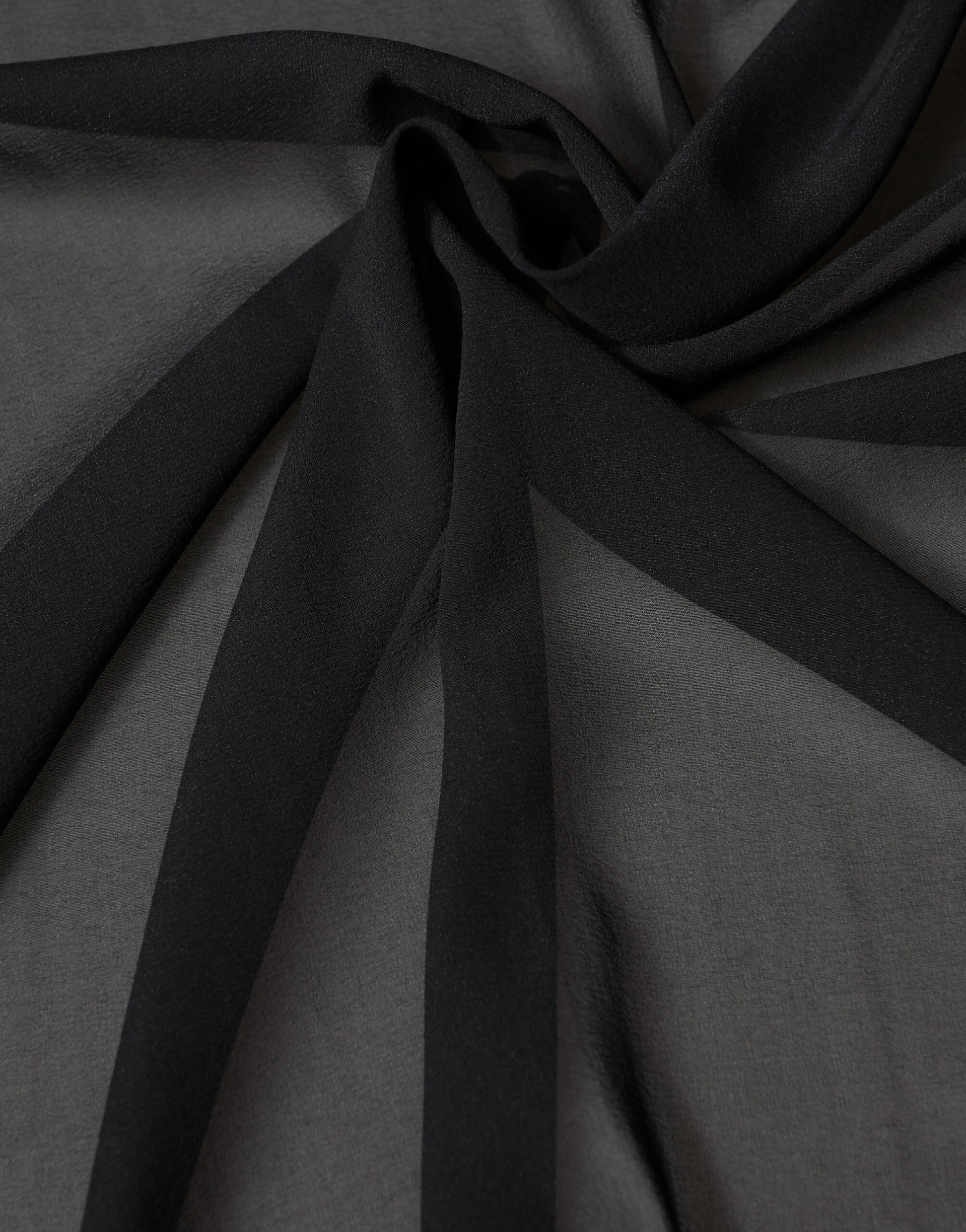 Black Silk Neck Wrap Shawl Stole 200cm x 64cm Scarf