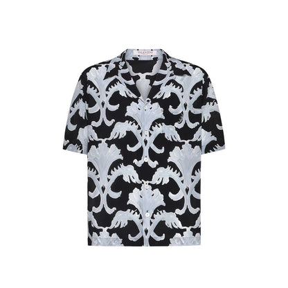 Garavani Metamorphos Wall Print Bowling Shirt-Valentino-LabelTerrace.com
