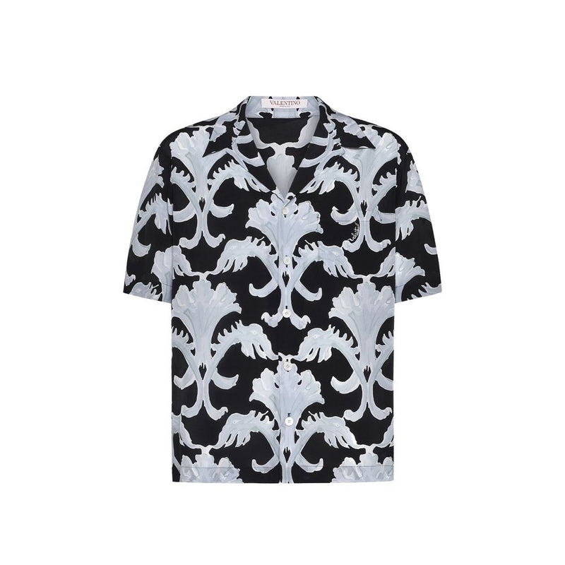 Garavani Metamorphos Wall Print Bowling Shirt-Valentino-LabelTerrace.com