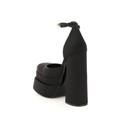 Silke Satin Plateau Pumps