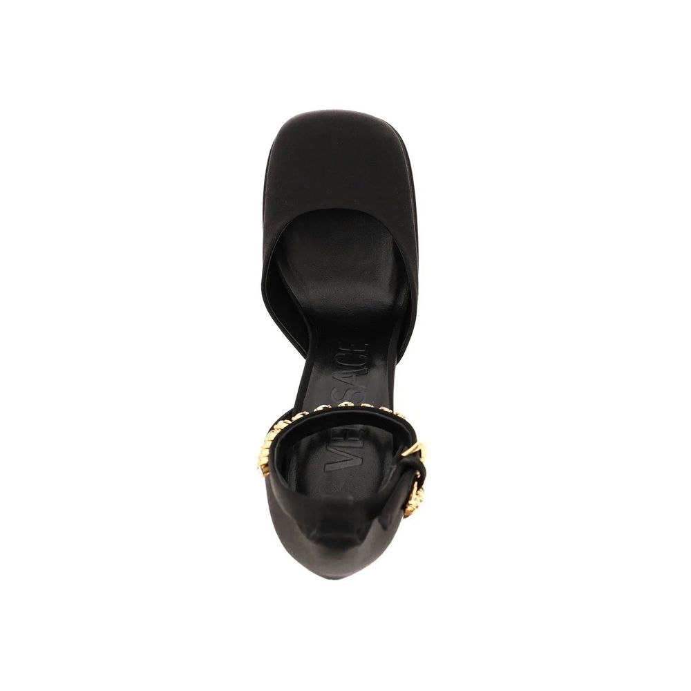 Silke Satin Plateau Pumps