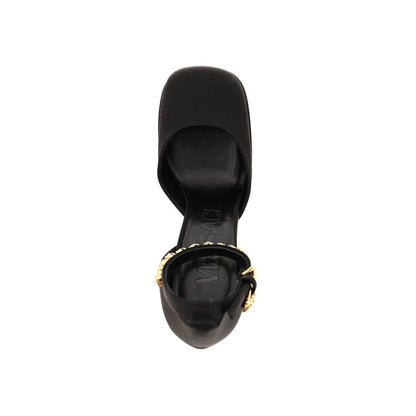 Silke Satin Plateau Pumps