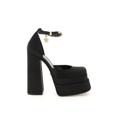 Silke Satin Plateau Pumps
