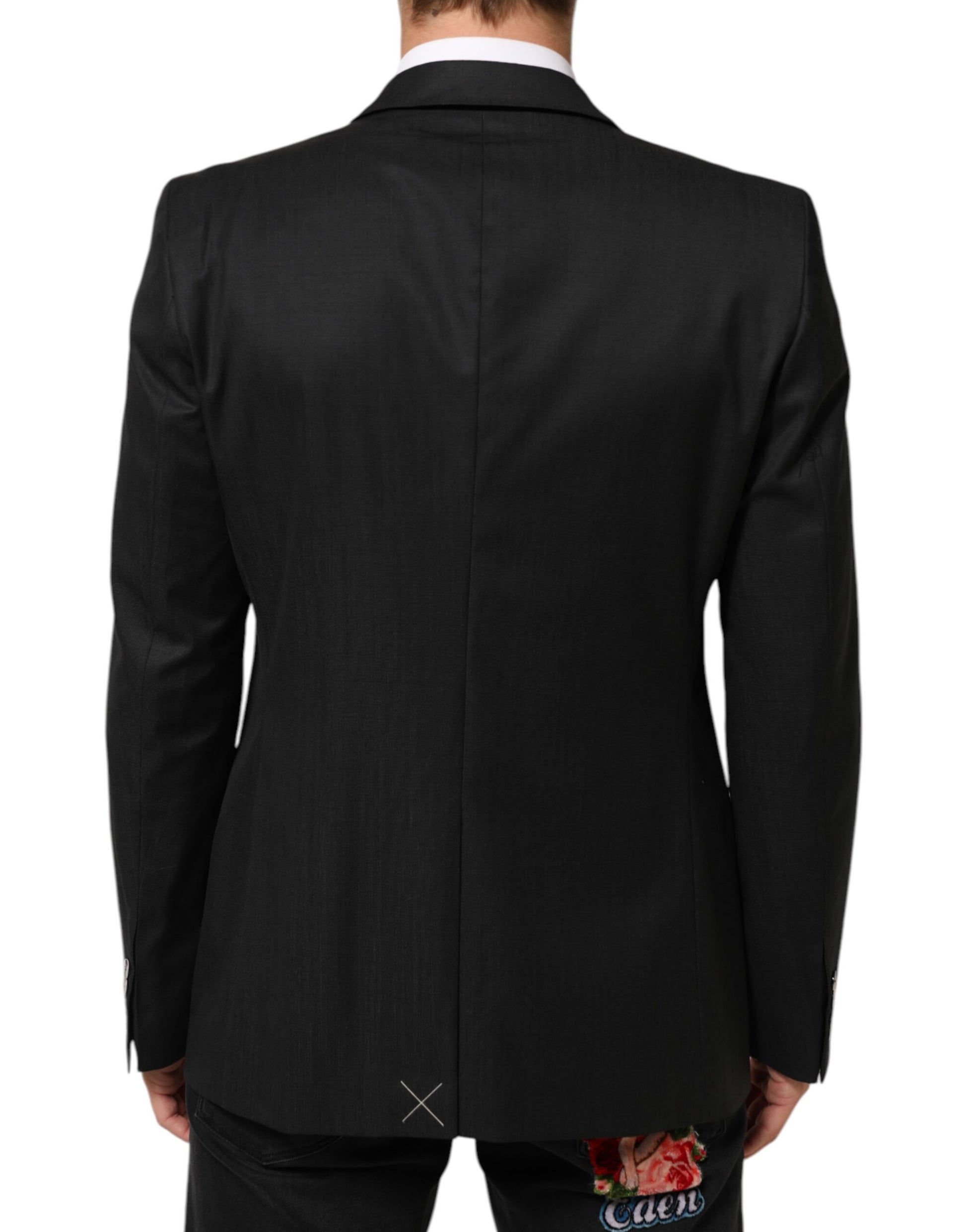 Black Single Breasted Men Coat MARTINI Blazer