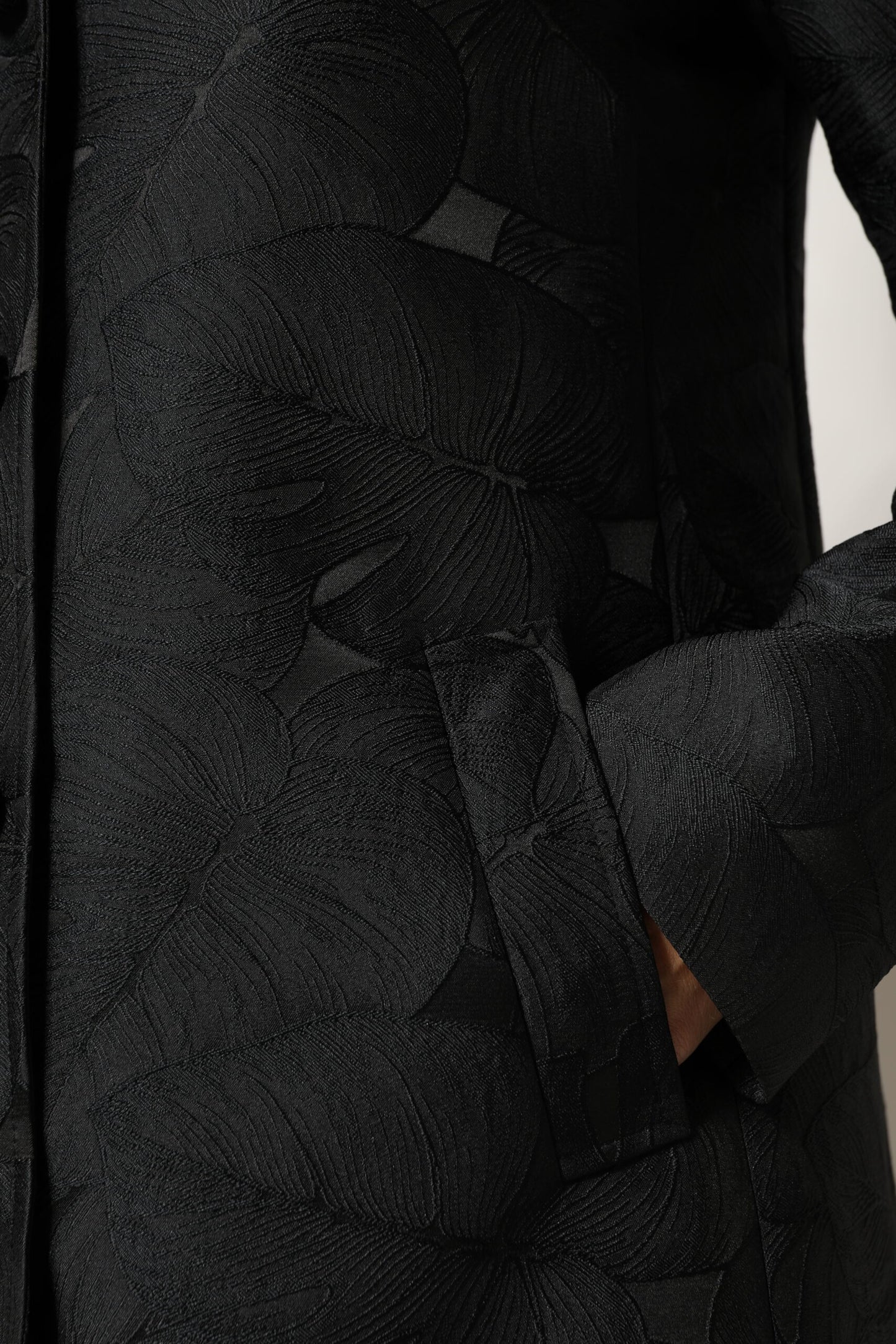 Black Single Breasted Trench Coat Jacket-Dolce & Gabbana-LabelTerrace.com