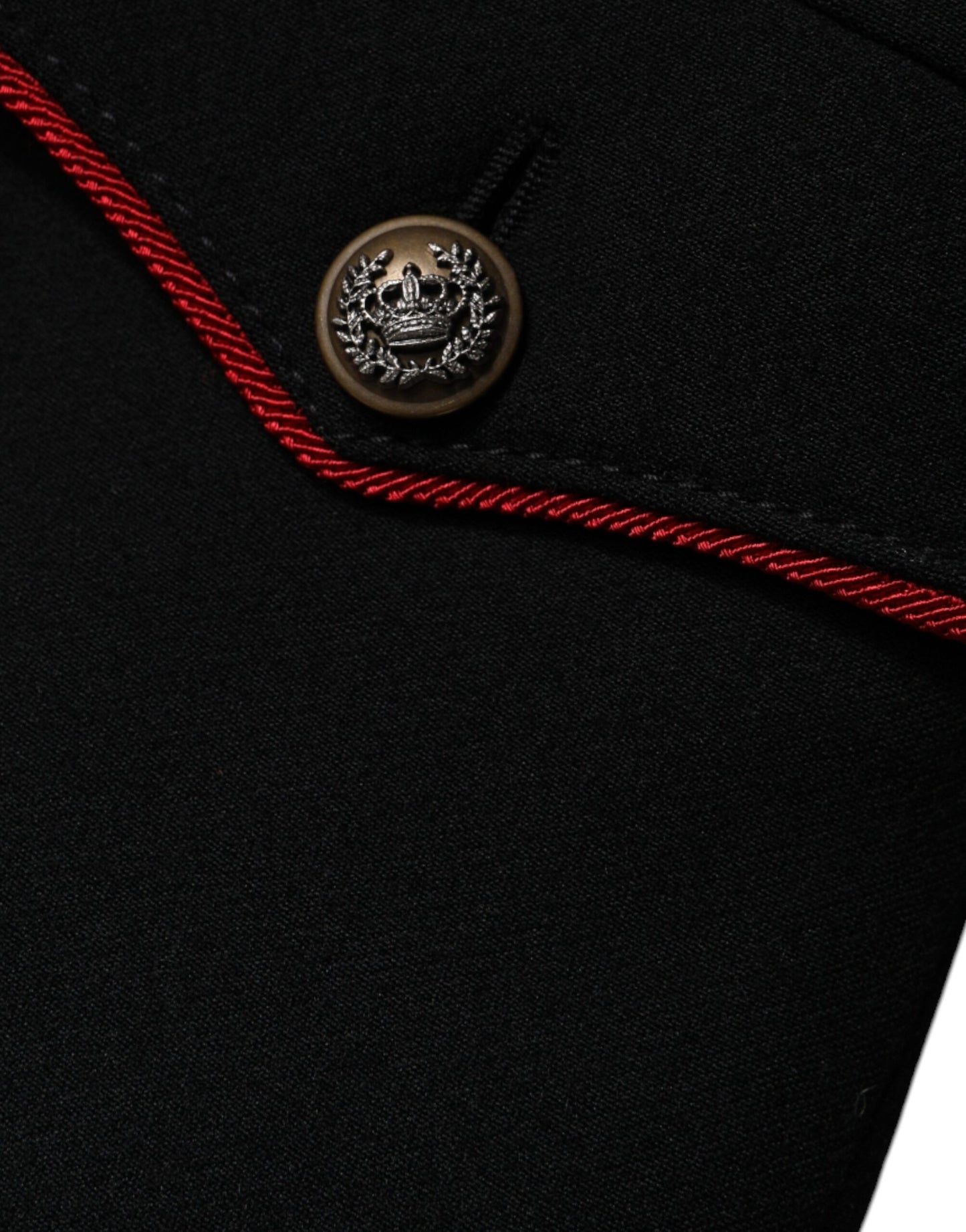 Black Single Breasted Trench Coat Jacket-Dolce & Gabbana-LabelTerrace.com