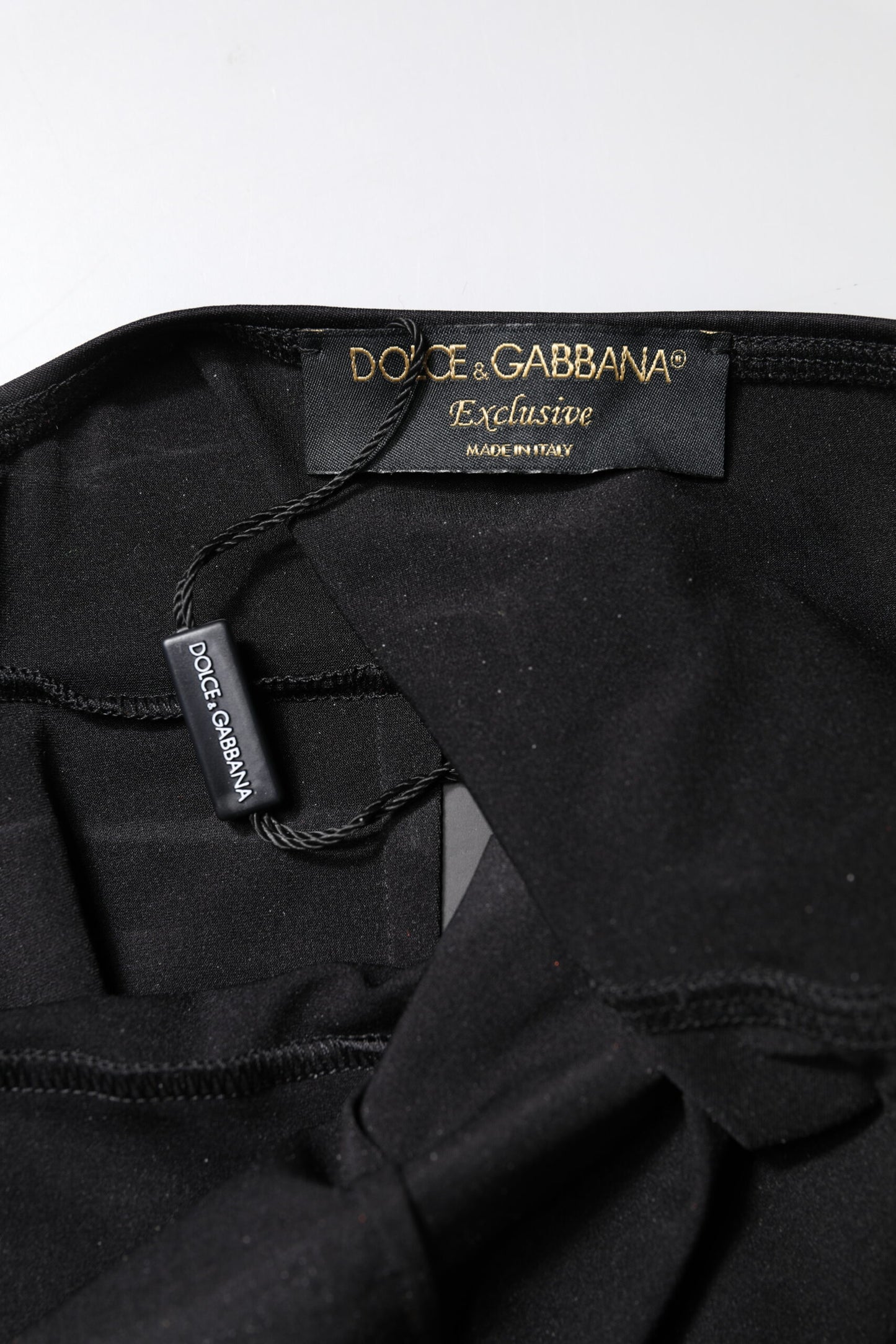 Black Sleeveless Bodycon Women Jumpsuit Dress-Dolce & Gabbana-LabelTerrace.com