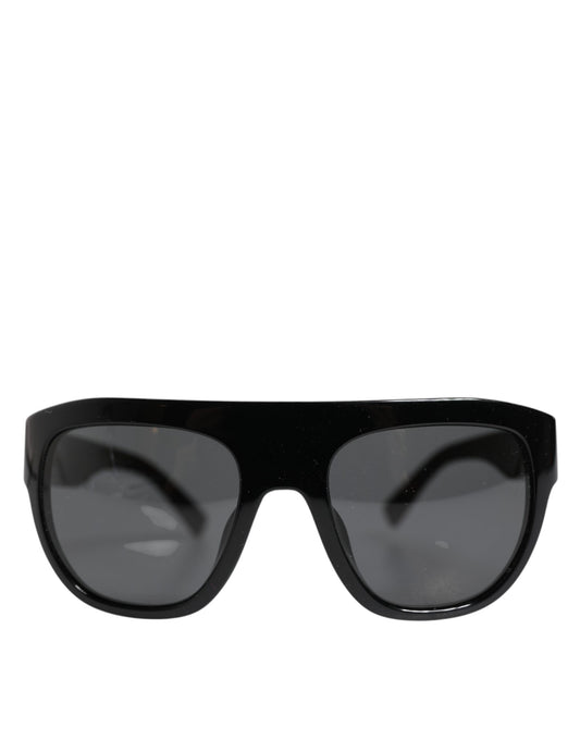 Black Square Acetate Frame DG4398-F Eyewear Sunglasses-Dolce & Gabbana-LabelTerrace.com