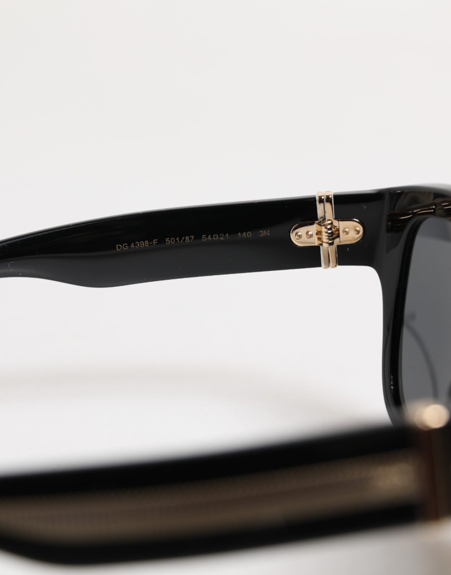 Black Square Acetate Frame DG4398-F Eyewear Sunglasses-Dolce & Gabbana-LabelTerrace.com