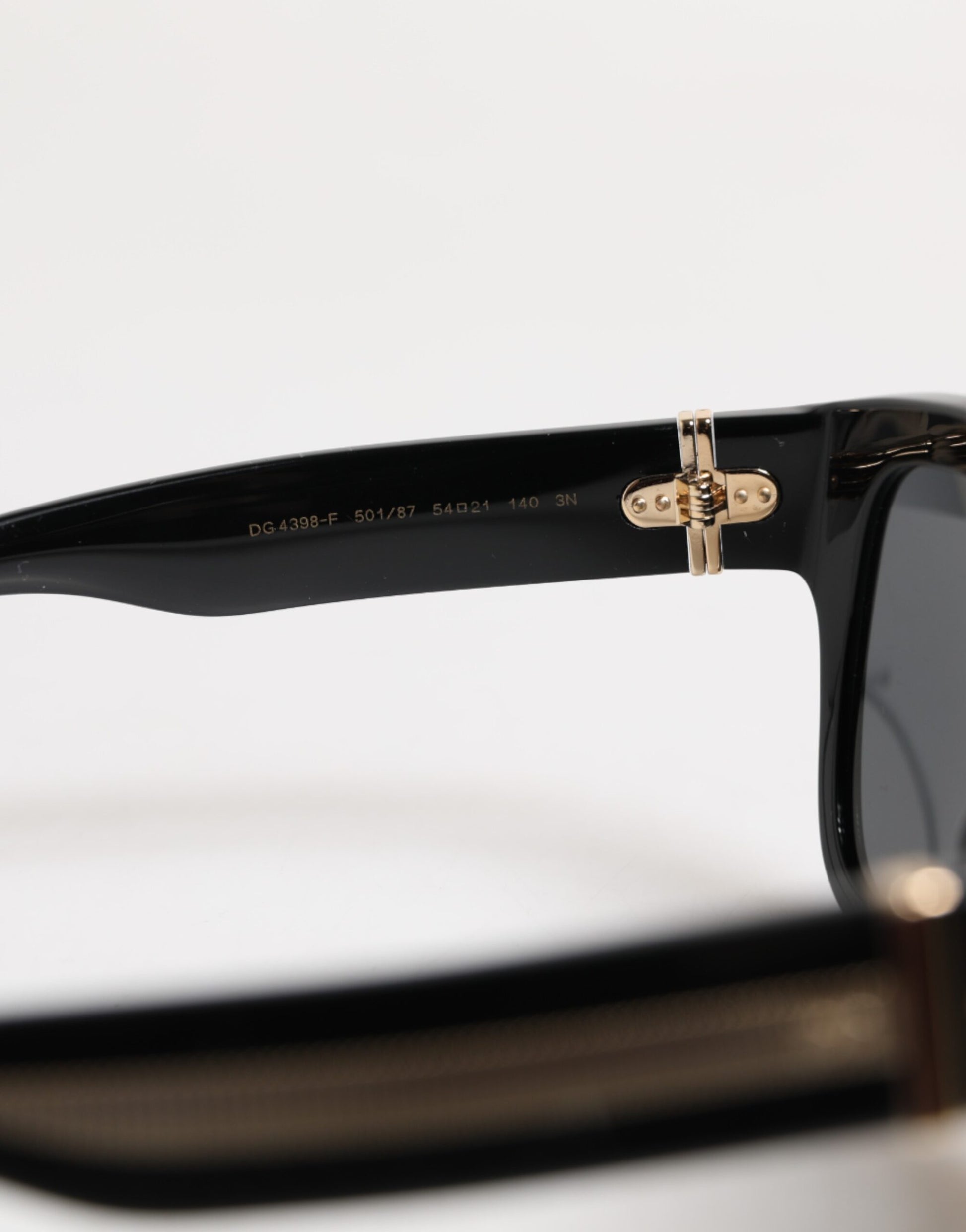 Black Square Acetate Frame DG4398-F Eyewear Sunglasses-Dolce & Gabbana-LabelTerrace.com