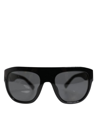 Black Square Acetate Frame DG4398-F Eyewear Sunglasses-Dolce & Gabbana-LabelTerrace.com