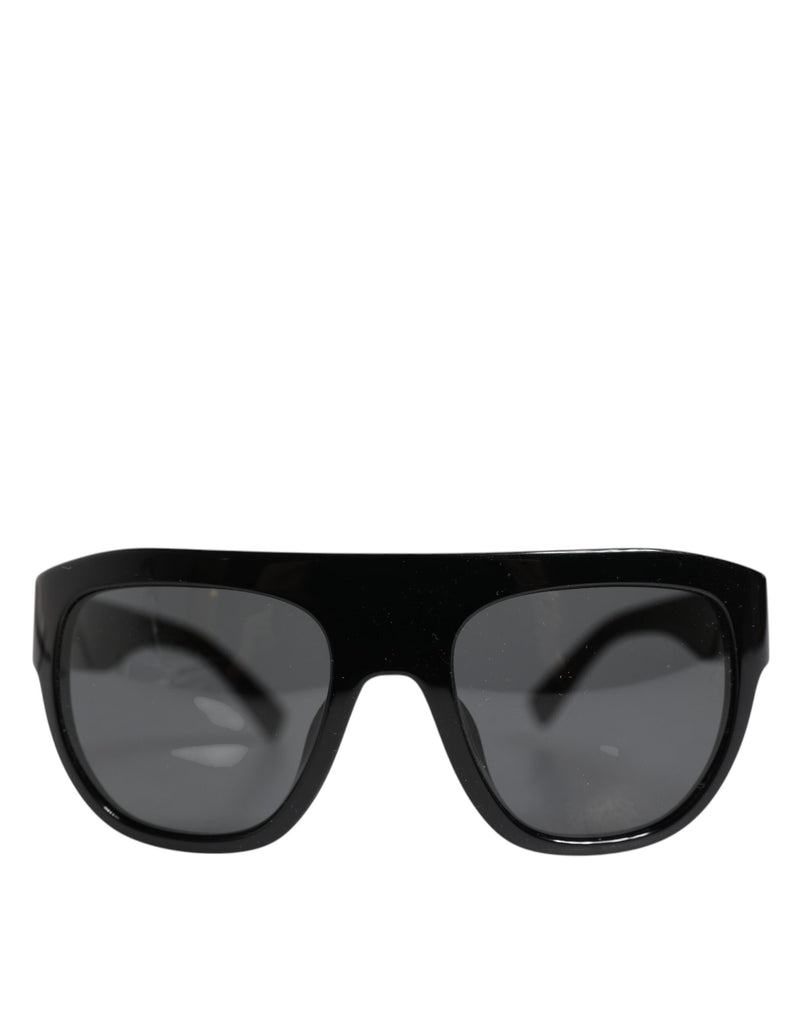 Black Square Acetate Frame DG4398-F Eyewear Sunglasses-Dolce & Gabbana-LabelTerrace.com