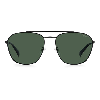 Black Stainless Steel Sunglasses