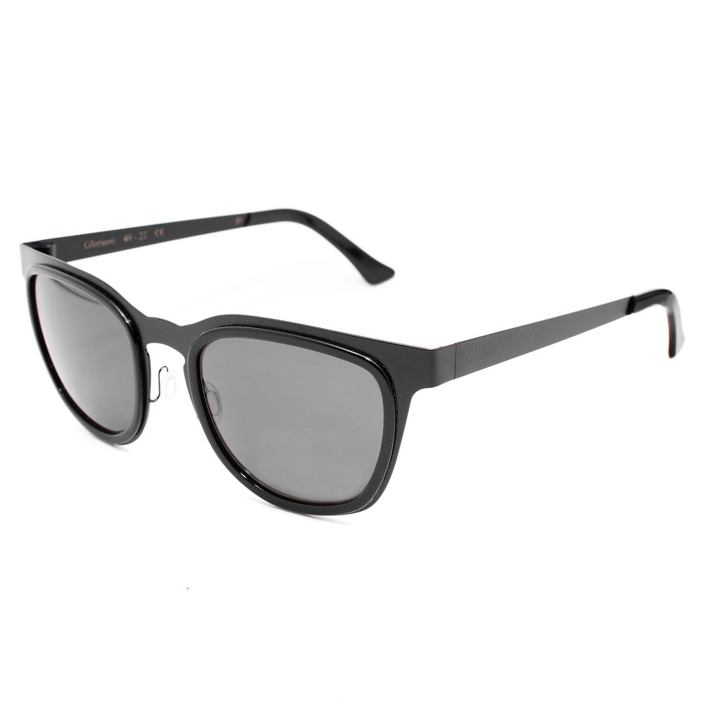 Black Stainless Steel Sunglasses-LGR-LabelTerrace.com