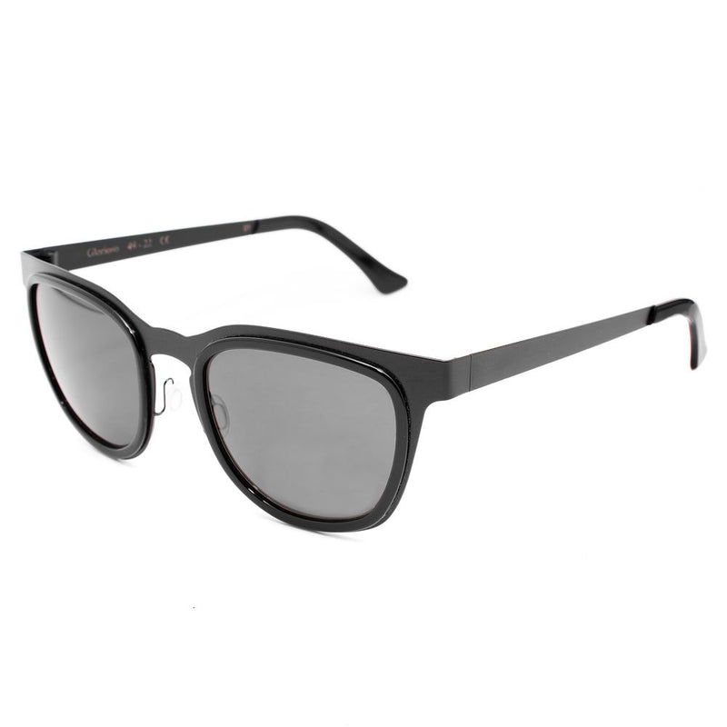 Black Stainless Steel Sunglasses-LGR-LabelTerrace.com