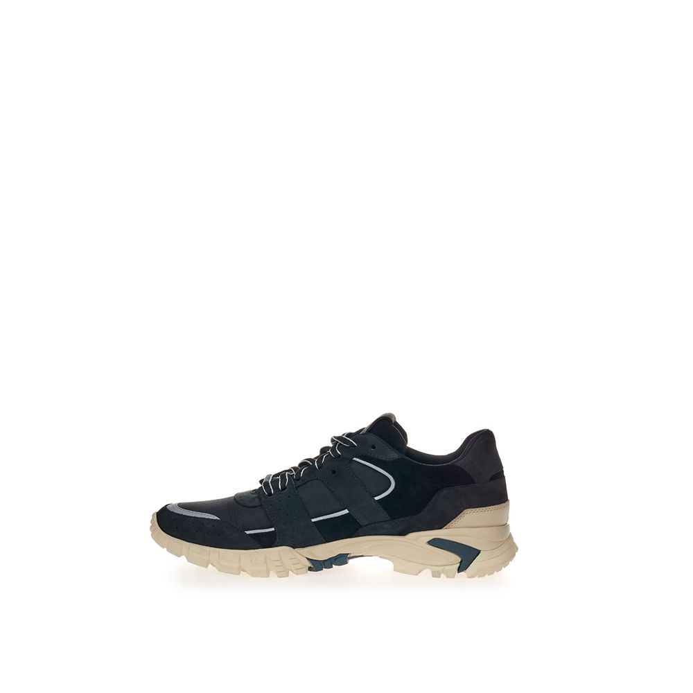 Black Suede Leather Sneaker-Lardini-LabelTerrace.com